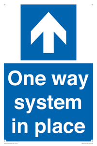 One way system in place